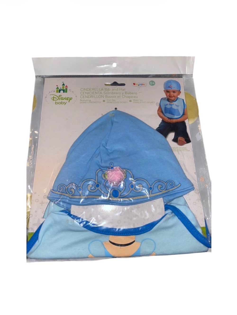 Disney Baby Cinderella Bib & Hat Set